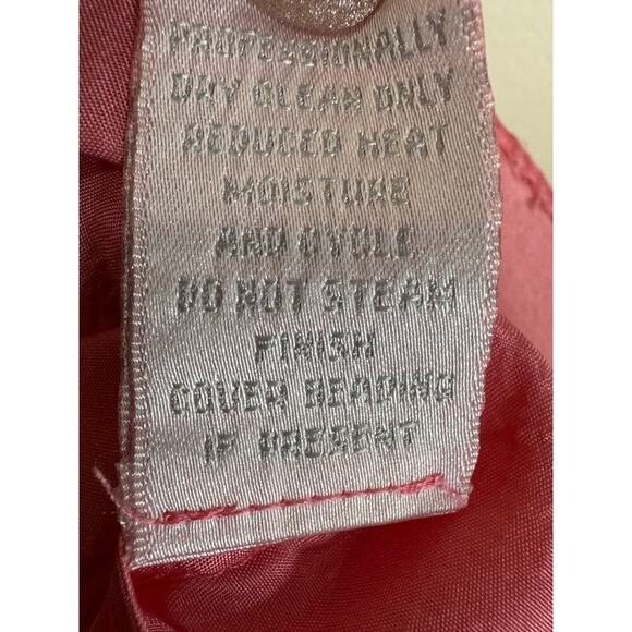 Rebecca Taylor Silk Pink 100% Silk Midi Babydoll Spaghetti Strap Dress 90s Y2k 6 - Picture 11 of 11